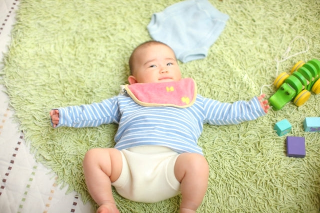 Dear Nappy(ディアナッピー)エクストラファインメリノ ウール 布おむつカバー パンツタイプ Mサイズ(4~10kg対応)