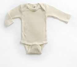 Engel オーガニックウール/シルク ボディ(長袖) カラーNatulal 3size